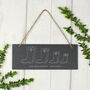 Personalised Family Welly Boot Hanging Plaque Sign, thumbnail 2 of 2