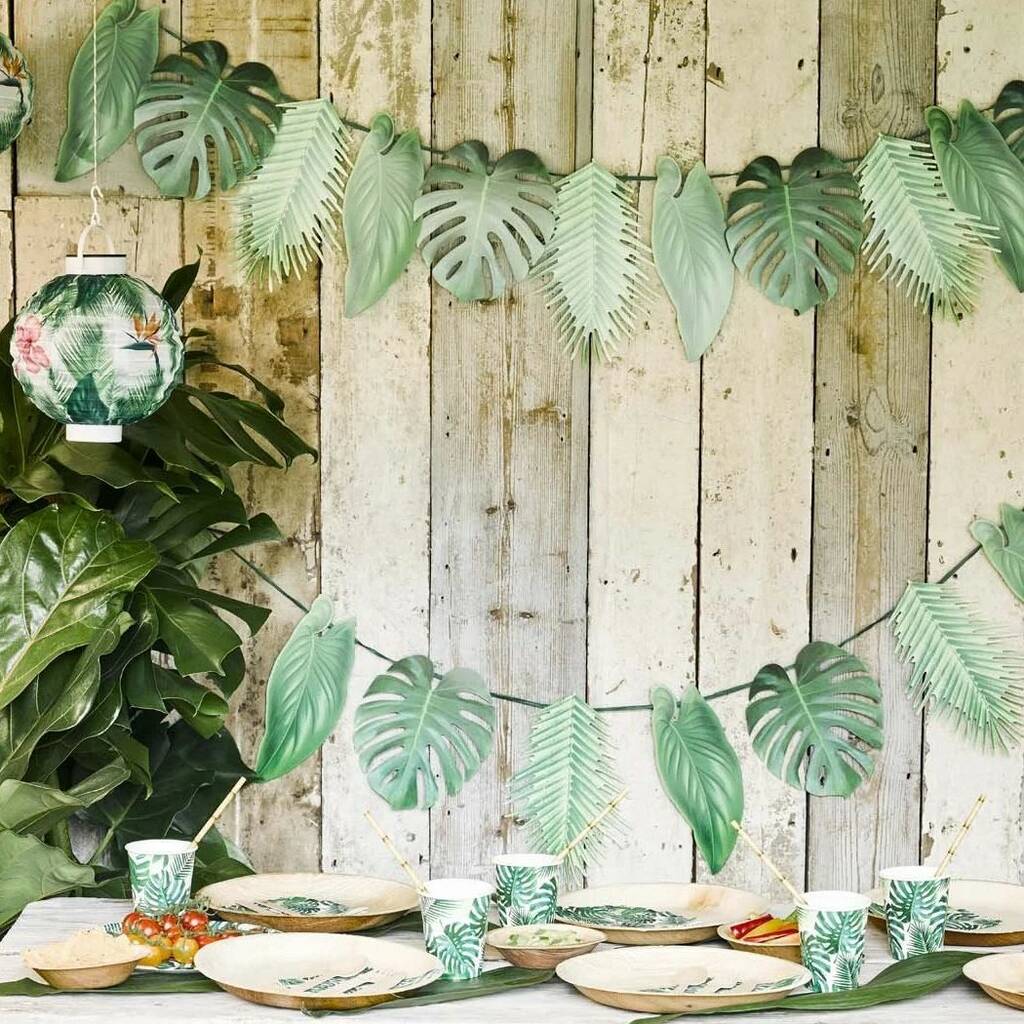 Palm Leaf Bunting By Bunting & Barrow | notonthehighstreet.com