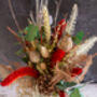 Christmas Dried Flowers Made Into A Glass Bottle, thumbnail 4 of 4