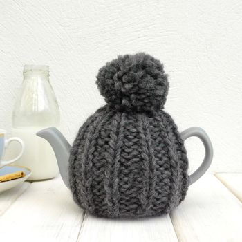 Two Cup Hand Knit Tea Cosy, 3 of 8