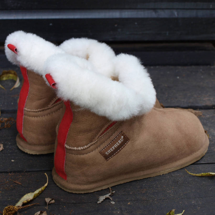 bella sheepskin slippers by idyll home | notonthehighstreet.com