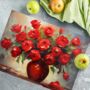 Vermilion Vitality Textured Glass Chopping Board, thumbnail 4 of 7