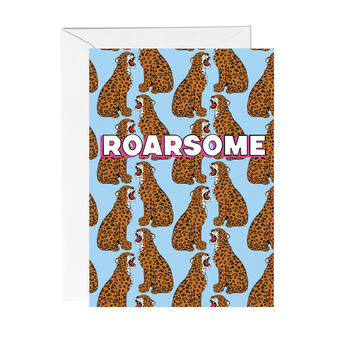Roarsome Leopard Congratulations Card, 4 of 5