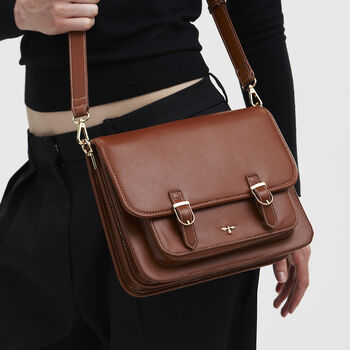 Into The Woods Tan Classic Satchel, 2 of 8