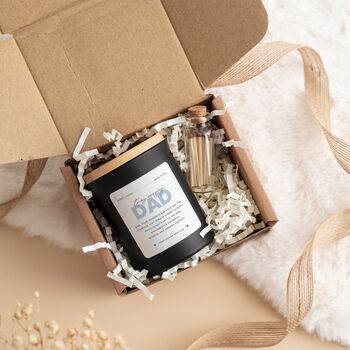 To My Amazing Dad Scented Soy Wax Candle Gift Set, 7 of 11