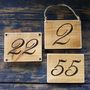 Engraved House Numbers Plaque, thumbnail 2 of 2