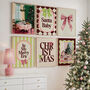 Christmas Print Set Of Six, thumbnail 1 of 3