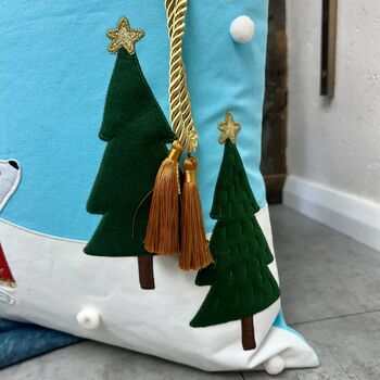 Personalised Letter To Santa Polar Bear Santa Sack, 5 of 6