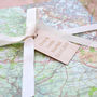 Personalised Map Location Wedding Guest Book, thumbnail 2 of 8