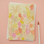 Pack Of Four Botanical Illustrated Greetings Cards, thumbnail 3 of 6