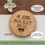 A Little Pocket Hug Oak Token, thumbnail 2 of 7