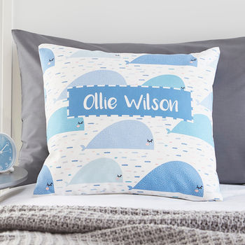 Whales Personalised Cushion, 4 of 4
