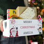 Personalised Christmas White Wooden Storage Crate, thumbnail 2 of 5