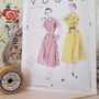 Vogue Sewing Pattern Greetings Card, thumbnail 3 of 5