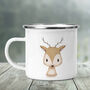 Woodland Deer Enamel Mug, thumbnail 1 of 4