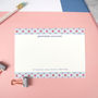 Personalised Moroccan Tiles Correspondence Cards, thumbnail 5 of 9