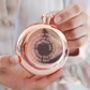 Personalised Rose Gold Plated Round Hip Flask, thumbnail 2 of 9