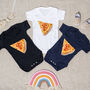 Dad And Baby Pizza Slice T Shirt And Baby Grow Set, thumbnail 4 of 4