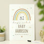 Personalised Baby Pregnancy Countdown Sign And Pen, thumbnail 1 of 4