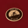 Round Cork Coaster 'Best Dad By Miles' | Homeware | Tableware | Cycling | Cyclist | Bike Rider Gift, thumbnail 1 of 2