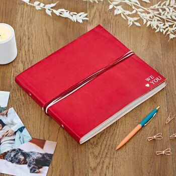 Personalised Distressed Coloured Leather Photo Albums, 7 of 12
