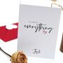 You Are My Everything Card, thumbnail 2 of 8