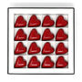 Red Heart Chocolates, Caramel And Hazelnut, Box Of 16, thumbnail 1 of 5