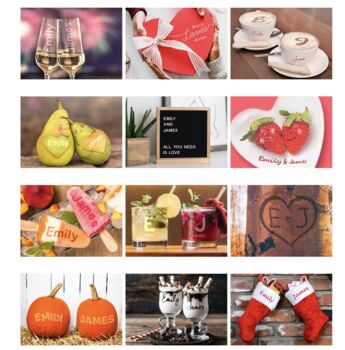 Personalised Couple You And Me Calendar, 5 of 5