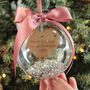 Personslied 'Our First Christmas' Bauble Decoration, thumbnail 1 of 5
