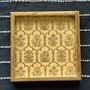 Square Wood Decorative Tray Bedside Trinket Dish, thumbnail 2 of 12