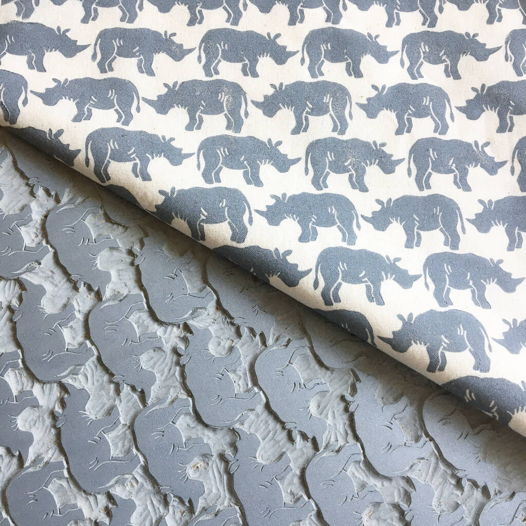Rhino Planter Fabric Pot Handmade By Cetus Notonthehighstreet