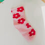 Chunky Flower Floral Ankle Socks, thumbnail 2 of 3