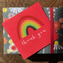 Rainbow Thank You Card, thumbnail 1 of 4