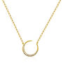 Joni Diamond Crescent Moon Necklace, thumbnail 2 of 3