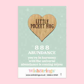 Your Angel Number Pocket Hug Gift, 9 of 12