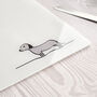 Sausage Dog Glass Worktop Saver, thumbnail 3 of 4