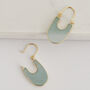 Aqua Chalcedony Hoops, thumbnail 4 of 8