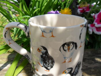 Tankard Mugs In Puffins Design, 6 of 6