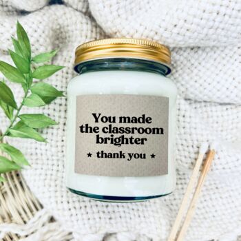 Teacher Thank You Candle End Of Term Gift, 2 of 6