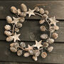 Natural Pine Cone And Birch Bark Star Wreath, thumbnail 1 of 4