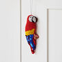Beaded Parrot Christmas Decoration, thumbnail 1 of 7