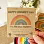 Personalised Rainbow Mother's Day Wild Flower Seed Packet, Card Alternative, Token Gift, thumbnail 4 of 4