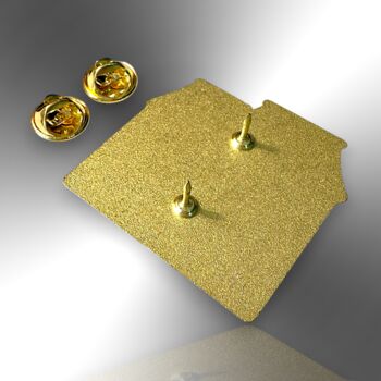 Large Spooky Haunted House Halloween Enamel Pin, 6 of 8