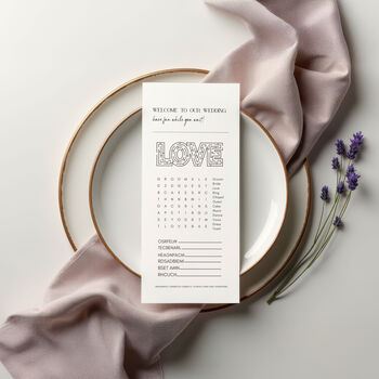 Personalised Wedding Icebreaker Games Cards, 5 of 6