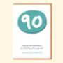 Funny 90th Birthday Card, thumbnail 1 of 7