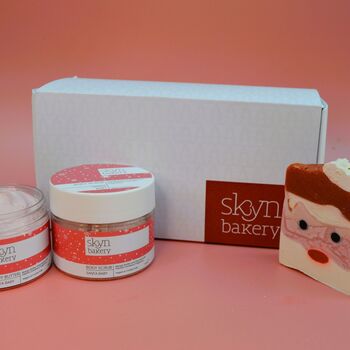 Santa Baby Medium Christmas Gift Box | Body Butter, Body Scrub And Soap, 6 of 6