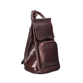 Personalised Women's Leather Small Backpack 'Carli', 6 of 12