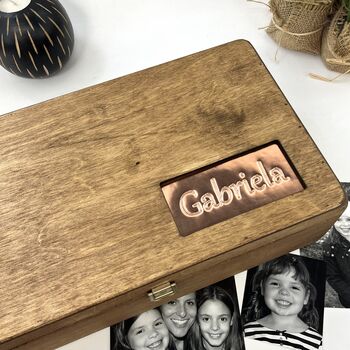 Personalised Name Memory Box, 6 of 12