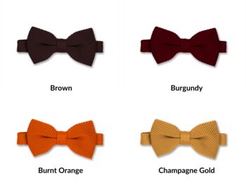 Knitted Bow Ties | 30+ Colours, 2 of 9