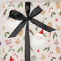 Three Sheets Of Father Christmas Wrapping Paper, thumbnail 2 of 2